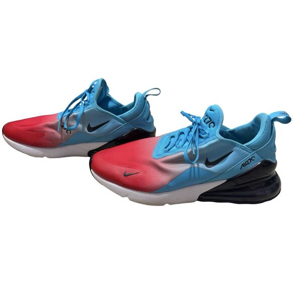 Nike Mens Air Max 270 CJ0767-400 Red Blue Sports Low Top Sneaker Shoes Size 12 main image 9
